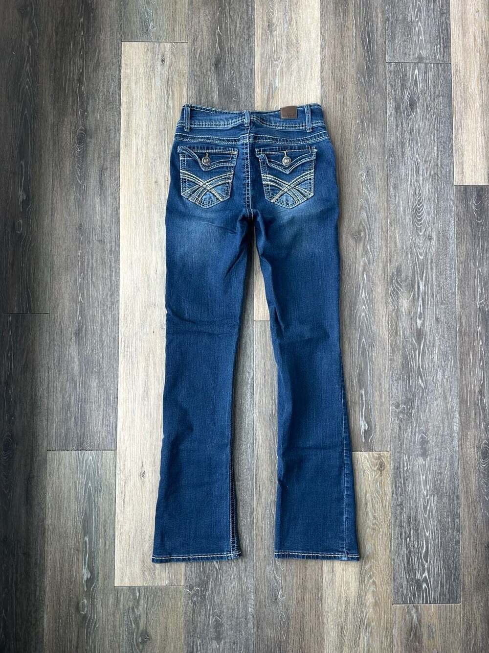 Y2K Wallflower The Luscious Curvy Bootcut Jeans Size 3 Dark Wash